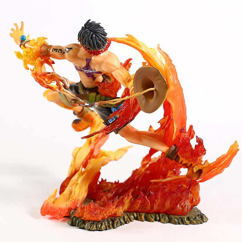 One Piece Fire Fist Portgas D Ace Statue Collectible Model 24CM - Toysoff.com