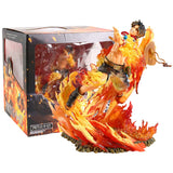 One Piece Fire Fist Portgas D Ace Statue Collectible Model 24CM - Toysoff.com