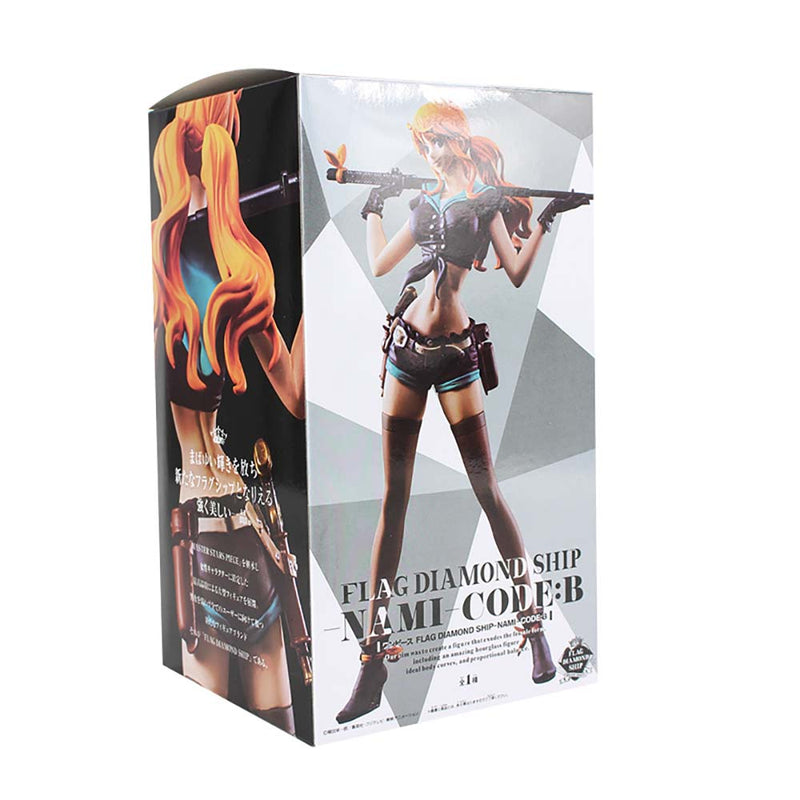 One Piece Flag Diamond Ship Nami Code B Action Figure 24cm