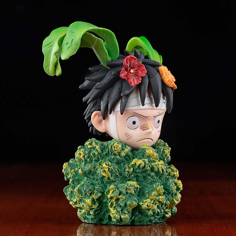 One Piece Grass Monkey D Luffy Action Figure Model Toy 12cm