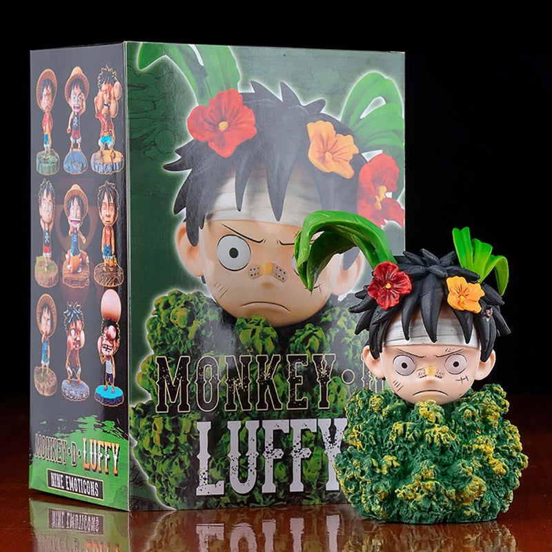 One Piece Grass Monkey D Luffy Action Figure Model Toy 12cm