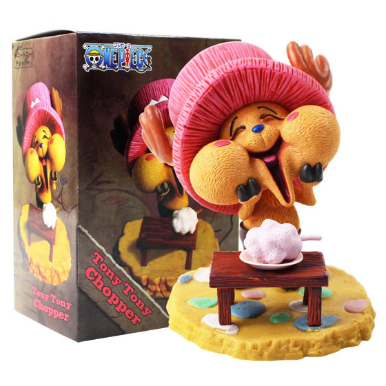 One Piece Happy Tony Tony Chopper Action Figure Model Toy 10cm