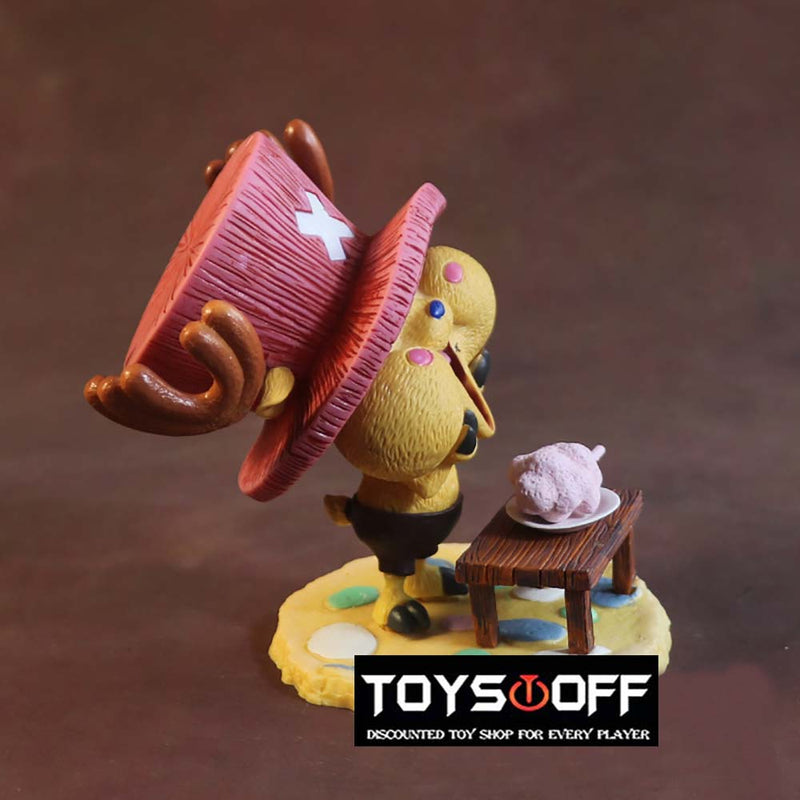 One Piece Happy Tony Tony Chopper Action Figure Model Toy 10cm