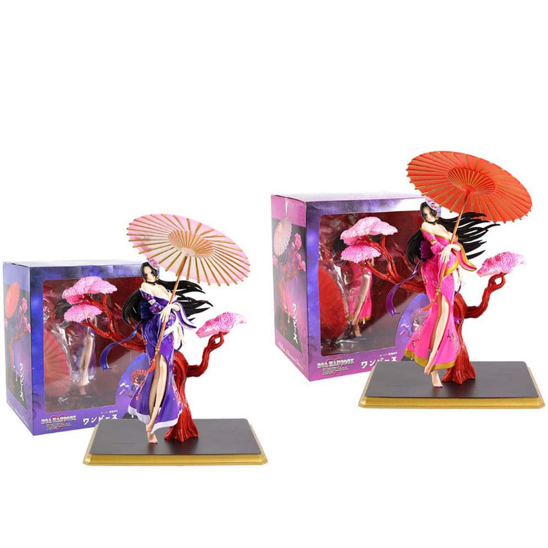 One Piece Kabuki Boa Hancock Kimono Ver Action Figure Toy 25cm