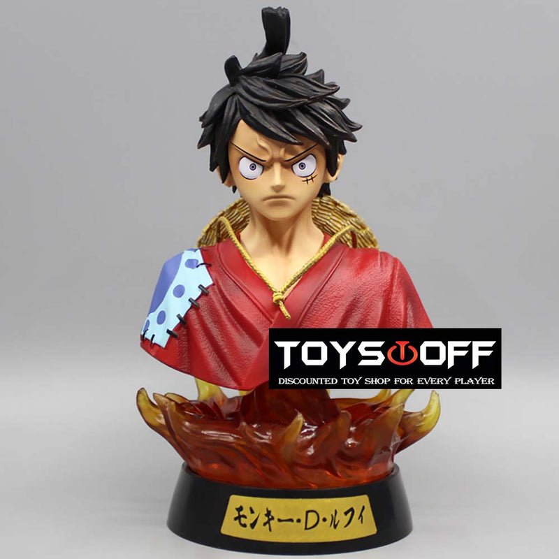 One Piece Luffy Action Figure Bust Statue Night Lights Toy 16cm