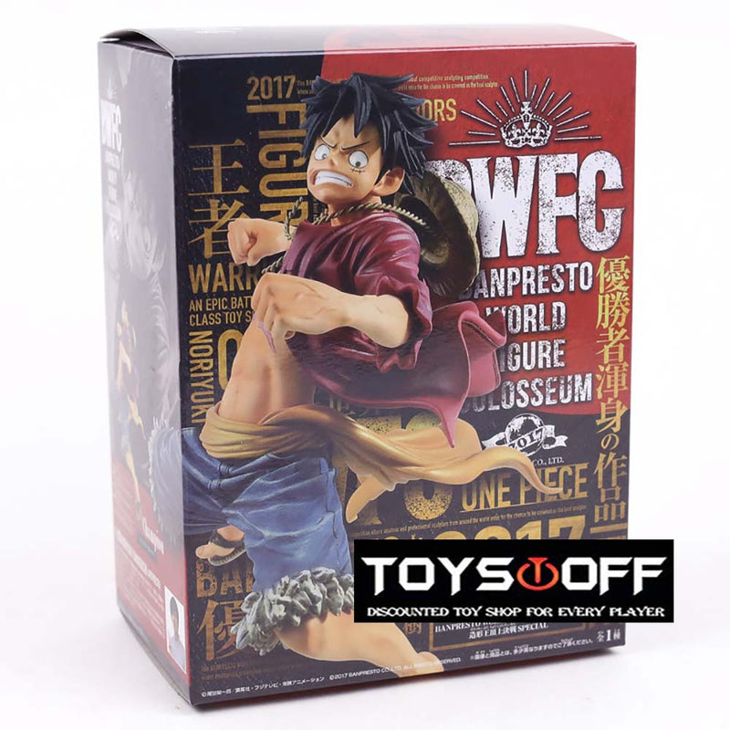 One Piece Luffy BWFC Champion World Action Figure Colosseum Model Toy 18cm