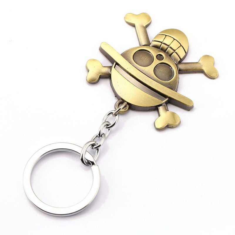 One Piece Luffy Bag Car Keychain Anime Key Holder Souvenir