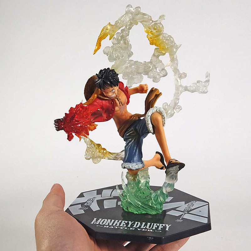 One Piece Luffy Zoro Ace Battle Ver Action Figure Toy