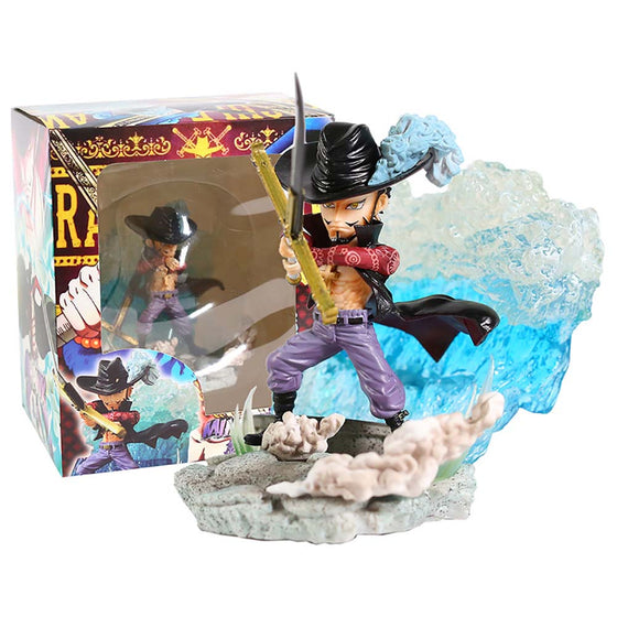 One Piece Mihawk Action Figure Collectible Model Toy 10cm