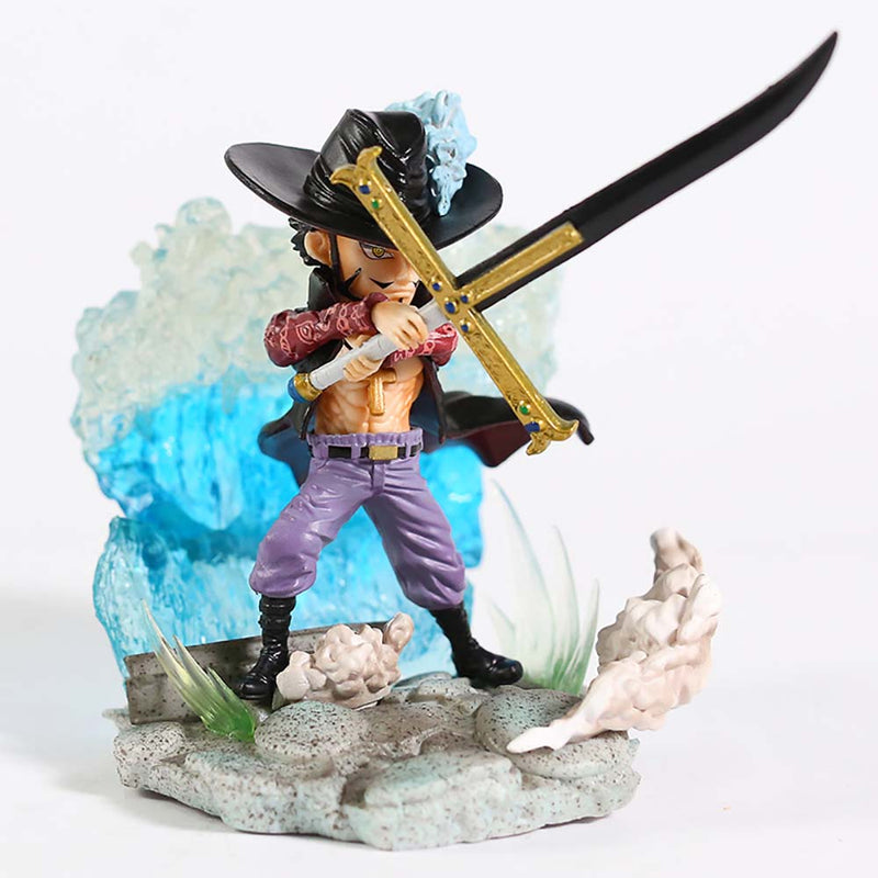 One Piece Mihawk Action Figure Collectible Model Toy 10cm