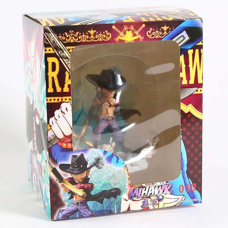 One Piece Mihawk Action Figure Collectible Model Toy 10cm