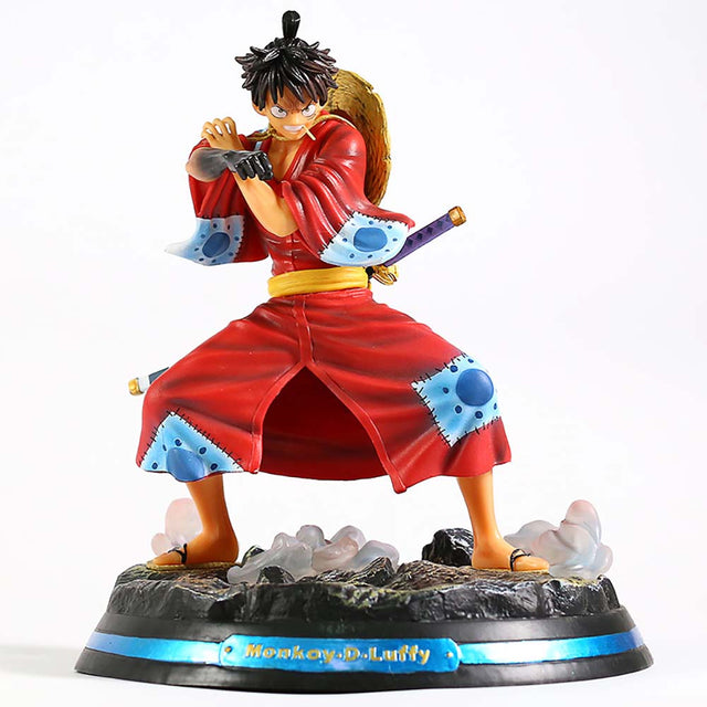 One Piece Monkey D Luffy Action Figure Collectible Model 26.5CM - Toysoff.com