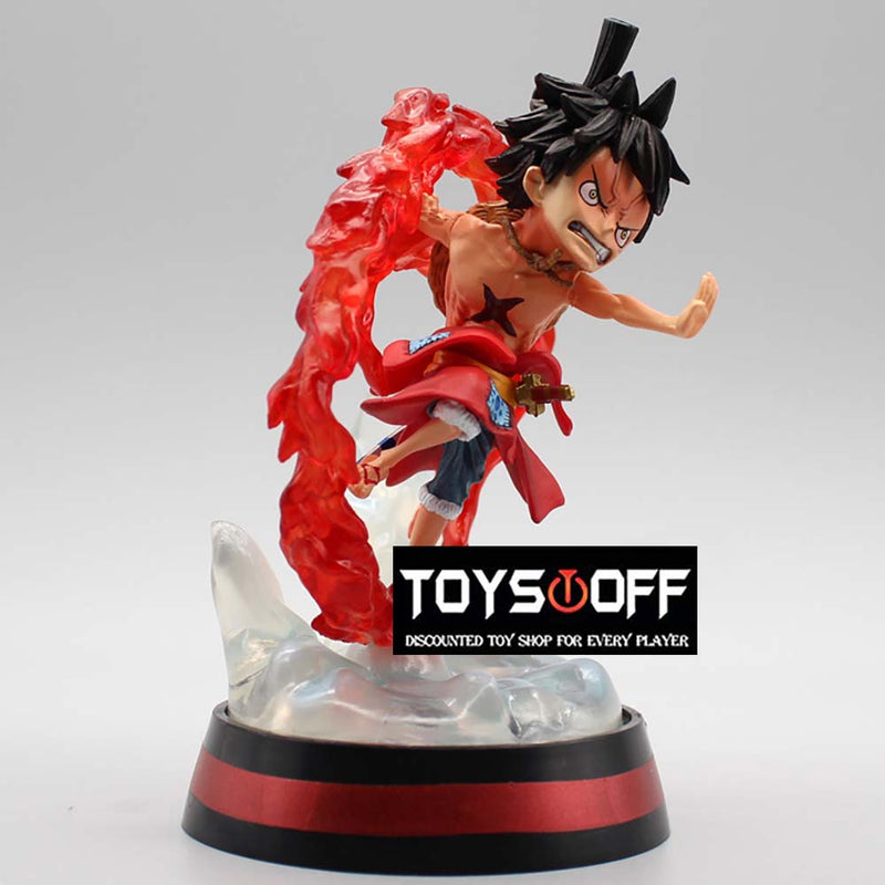 One Piece Monkey D Luffy Action Figure Toy with Light 13cm