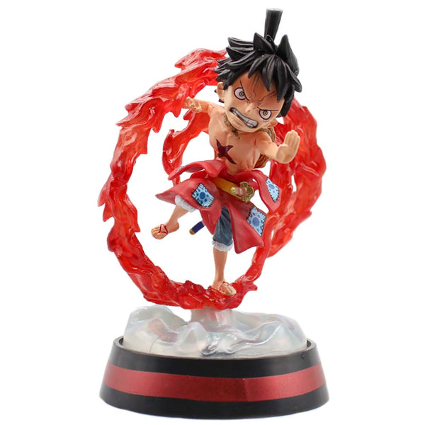 One Piece Monkey D Luffy Action Figure Toy with Light 13cm