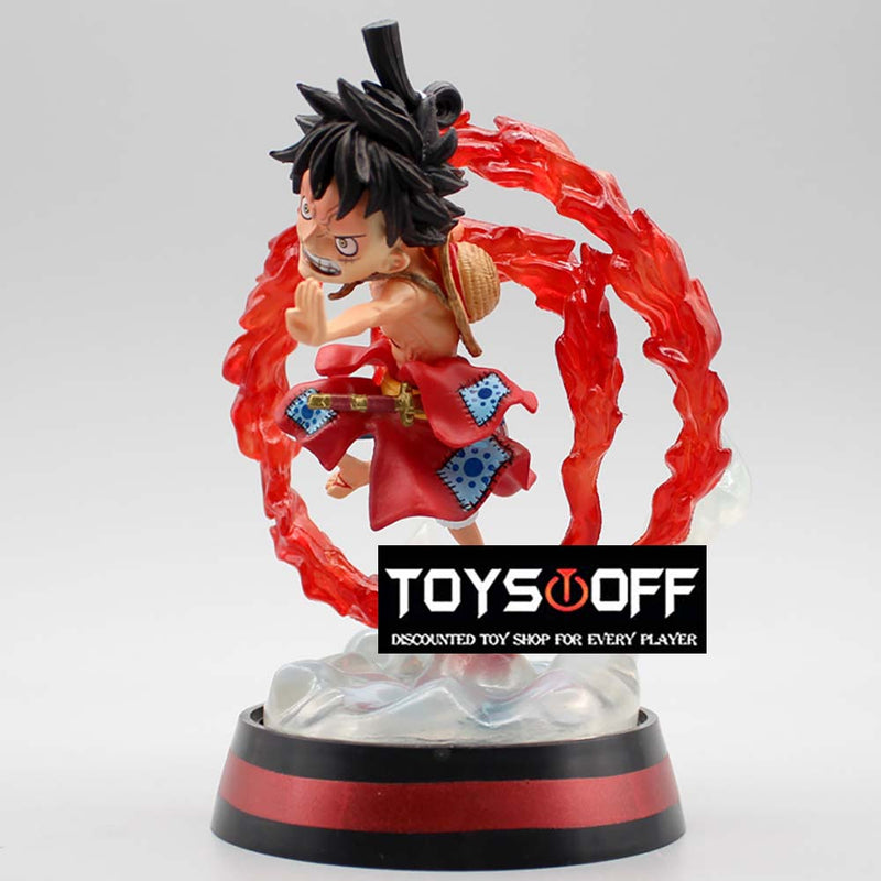 One Piece Monkey D Luffy Action Figure Toy with Light 13cm