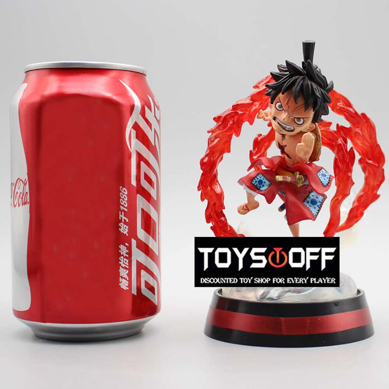 One Piece Monkey D Luffy Action Figure Toy with Light 13cm