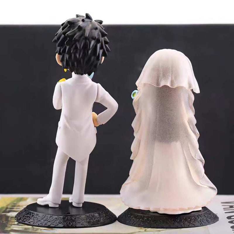 One Piece Monkey D Luffy Boa Hancock Wedding Ver Action Figure 8cm