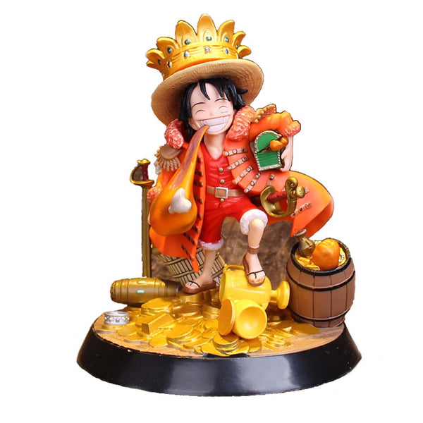 One Piece Monkey D Luffy Enjoy Life Ver Action Figure 18cm