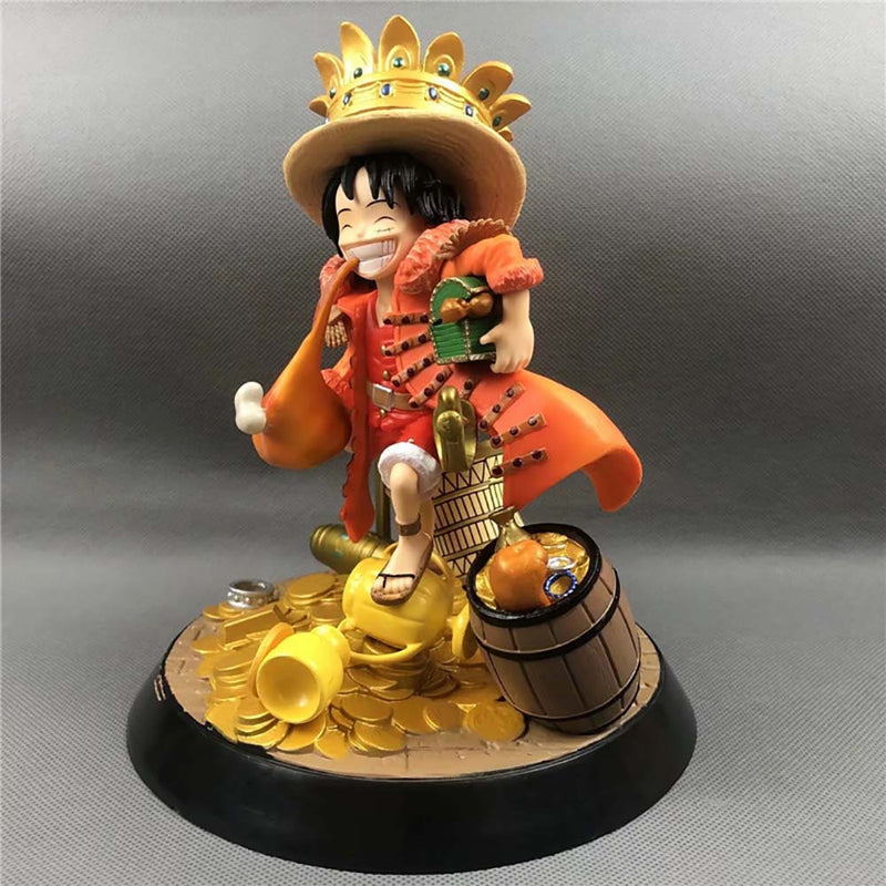 One Piece Monkey D Luffy Enjoy Life Ver Action Figure 18cm