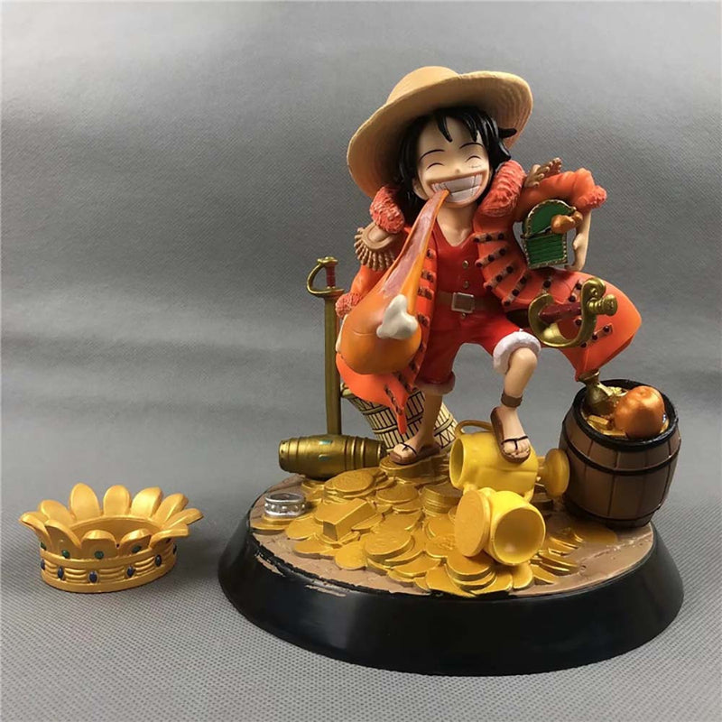 One Piece Monkey D Luffy Enjoy Life Ver Action Figure 18cm