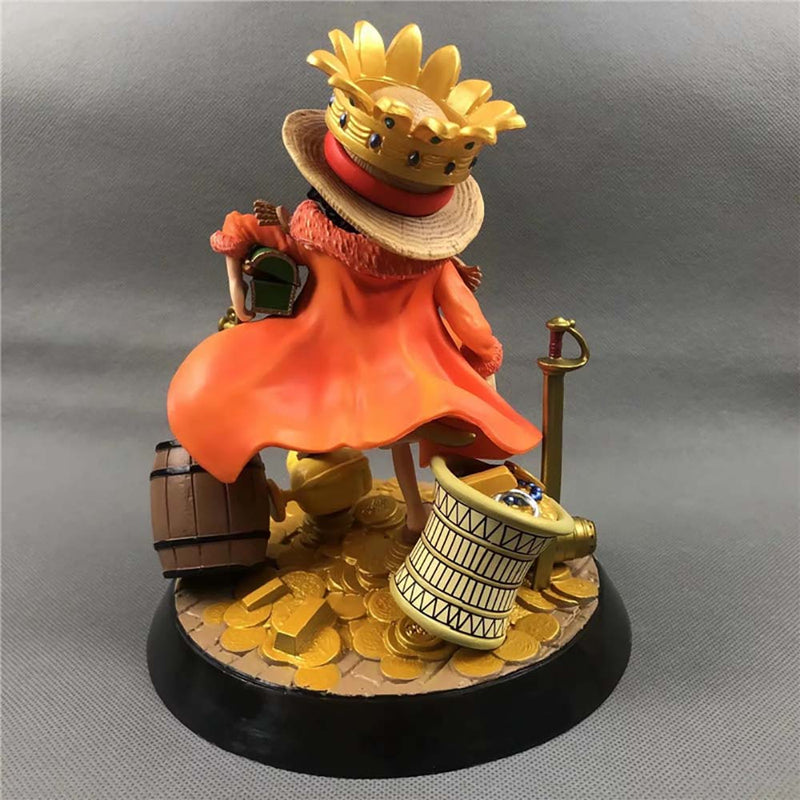 One Piece Monkey D Luffy Enjoy Life Ver Action Figure 18cm