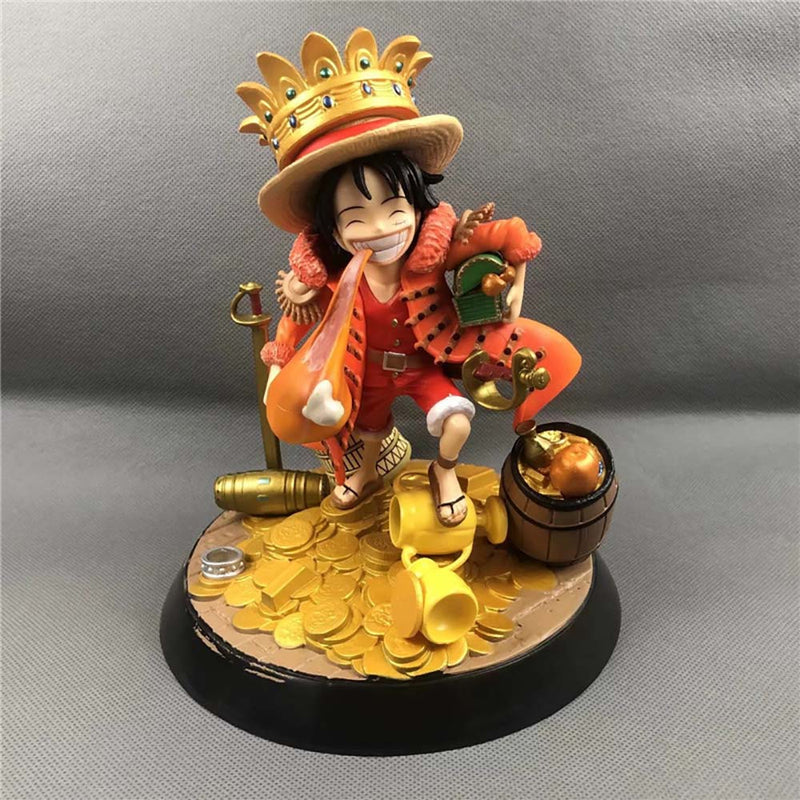 One Piece Monkey D Luffy Enjoy Life Ver Action Figure 18cm