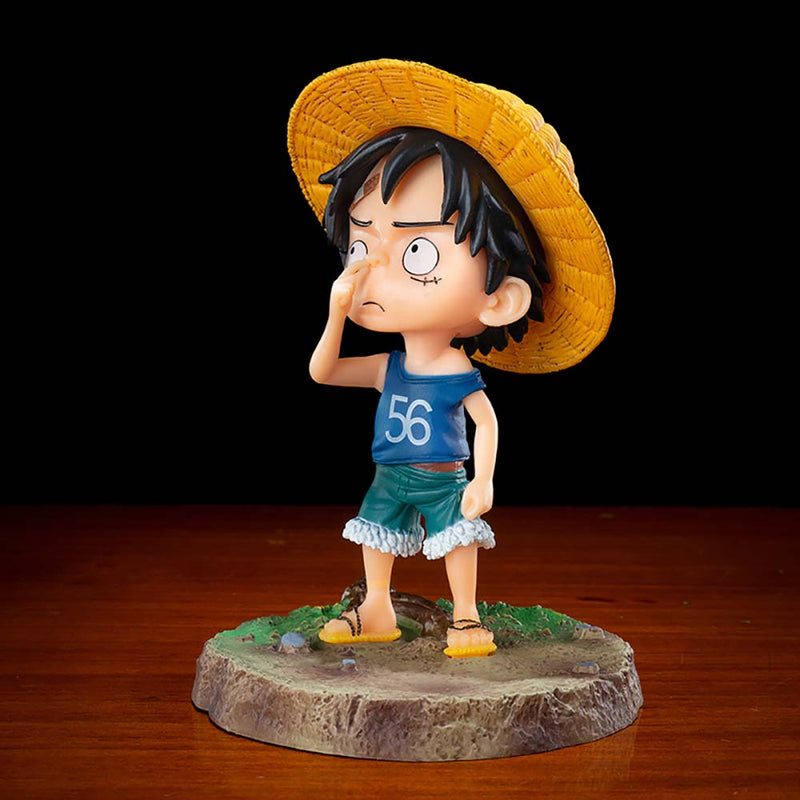 One Piece Monkey D Luffy Q Ver Action Figure Model Toy 15cm