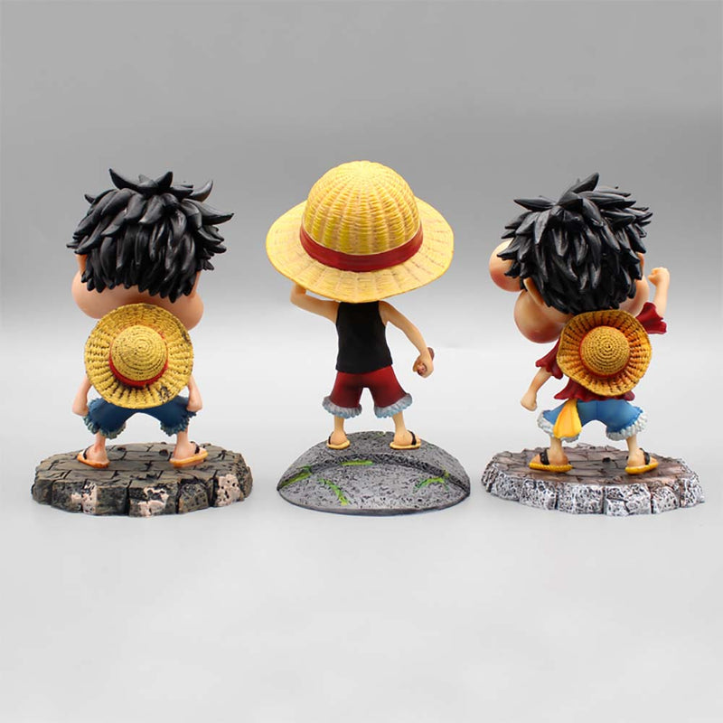 One Piece Monkey D Luffy Silly Ver Action Figure Toy 15cm