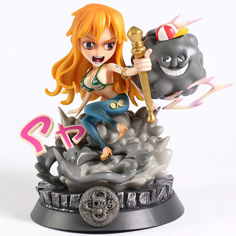 One Piece Nami Action Figure GK Statue Collectible Model Toy 22cm