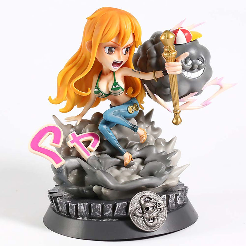 One Piece Nami Action Figure GK Statue Collectible Model Toy 22cm