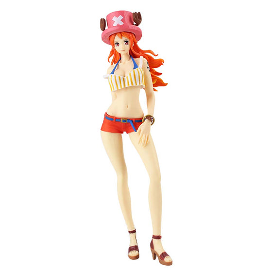 One Piece Nami Chopper Clothes Action Figure Collectible Model Toy 22cm