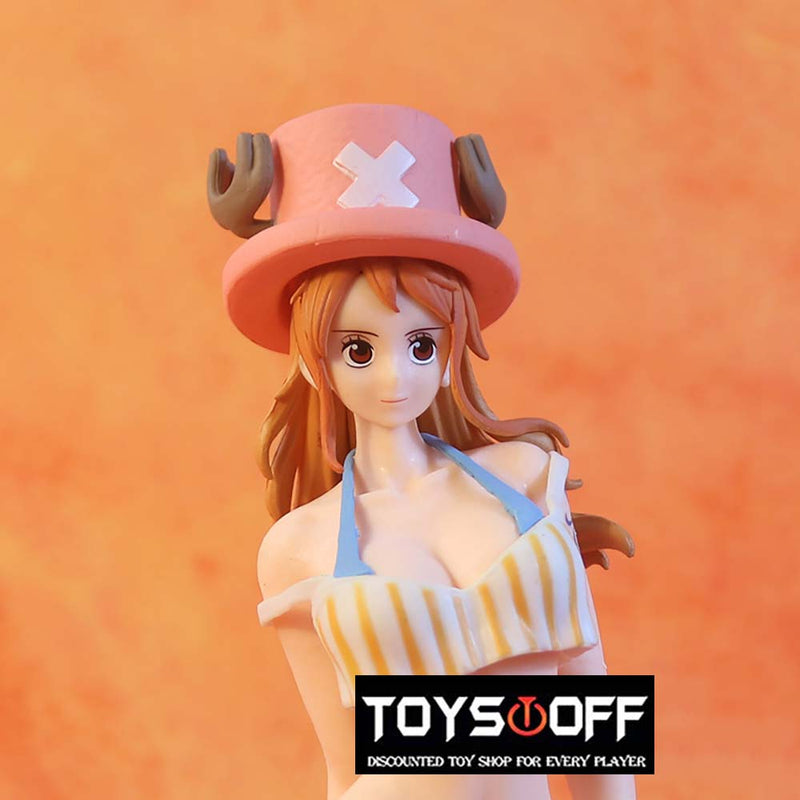 One Piece Nami Chopper Clothes Action Figure Collectible Model Toy 22cm