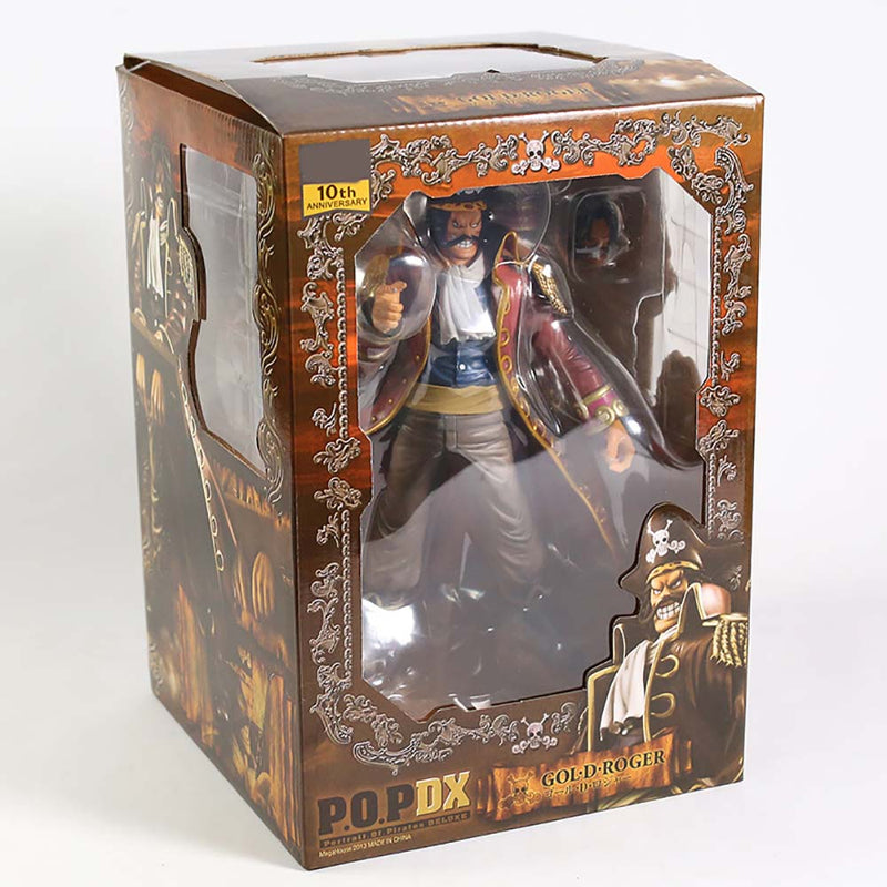 One Piece P.O.P Kaizokuou Gol D Roger Action Figure Toy 26cm