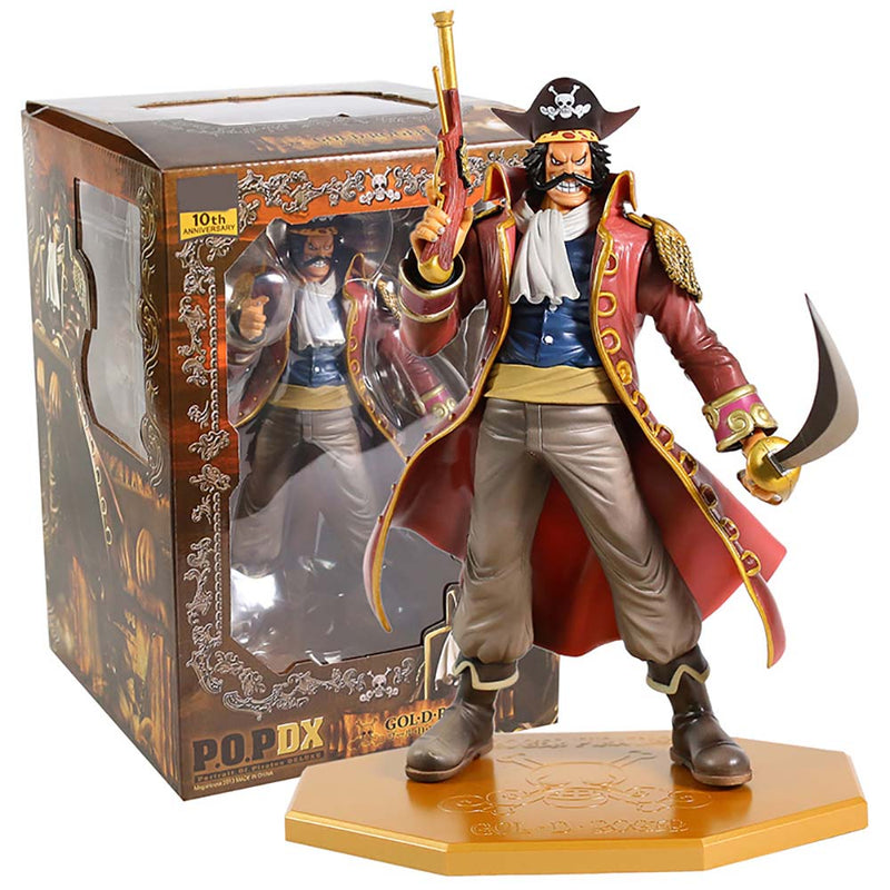 One Piece P.O.P Kaizokuou Gol D Roger Action Figure Toy 26cm