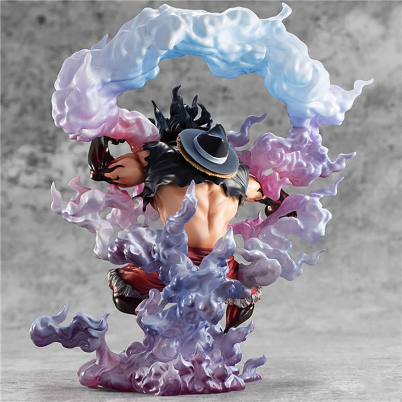 One Piece P.O.P Monkey D Luffy Gear 4 Snake Man Action Figure 28cm