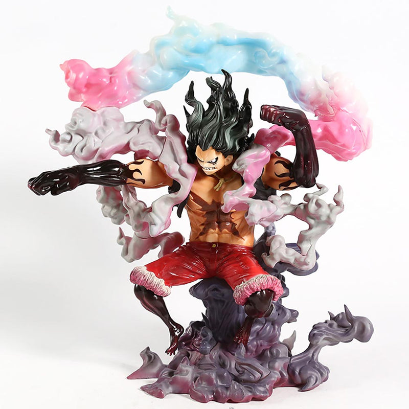 One Piece P.O.P Monkey D Luffy Gear 4 Snake Man Action Figure 28cm