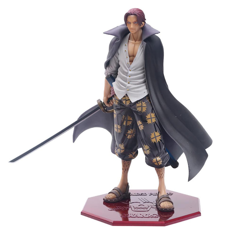 One Piece POP Deluxe Red Haired Pirates Shanks Action Figure 25cm