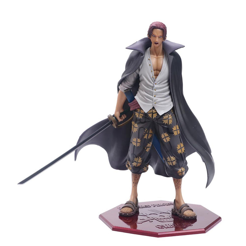 One Piece POP Deluxe Red Haired Pirates Shanks Action Figure 25cm