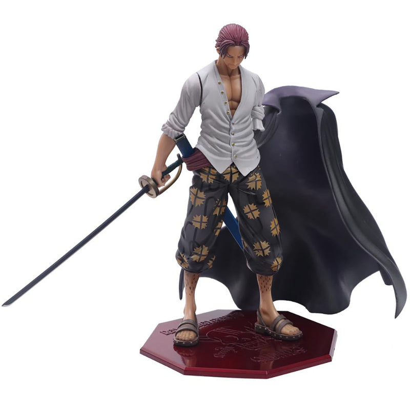 One Piece POP Deluxe Red Haired Pirates Shanks Action Figure 25cm