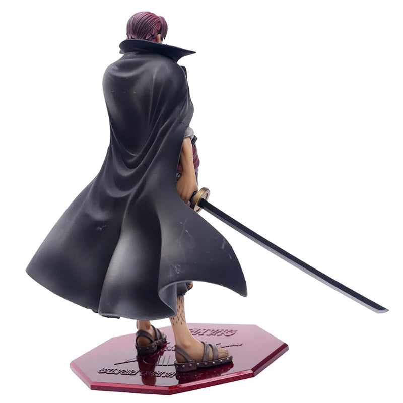 One Piece POP Deluxe Red Haired Pirates Shanks Action Figure 25cm