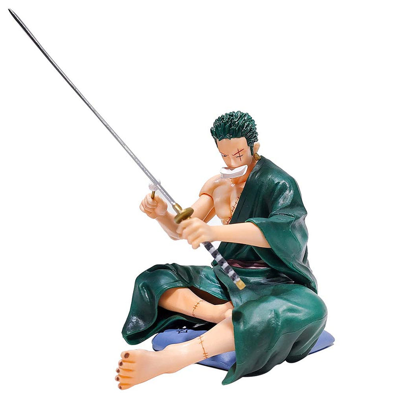 One Piece POP Roronoa Zoro Wipe Knife Ver Action Figure 17cm