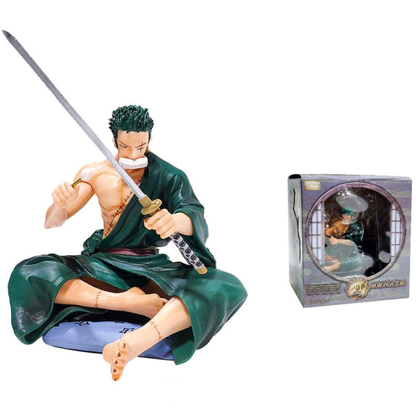 One Piece POP Roronoa Zoro Wipe Knife Ver Action Figure 17cm