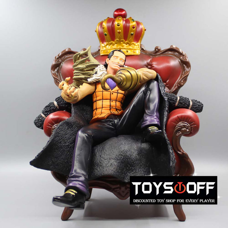 One Piece POPXL Sir Crocodile Action Figure Collectible Model Toy 26cm