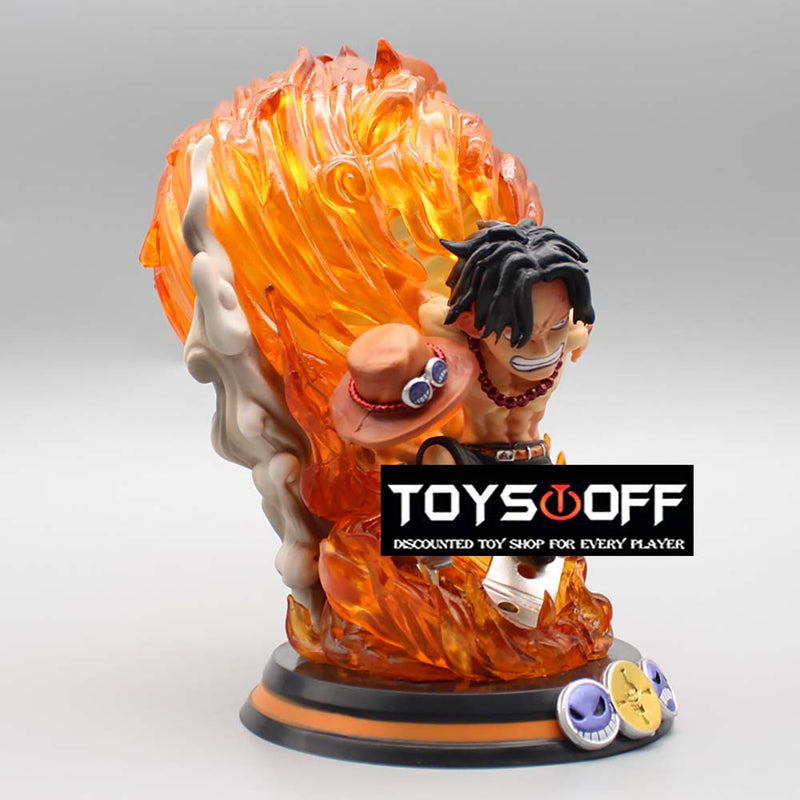 One Piece Portgas D Ace Action Figure Model Toy 16cm