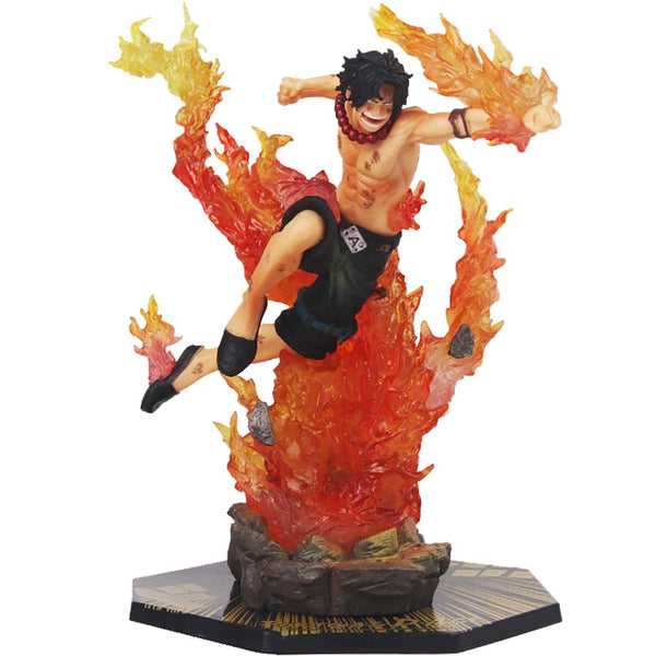 One Piece Portgas D Ace Action Figure Model Toy 21cm