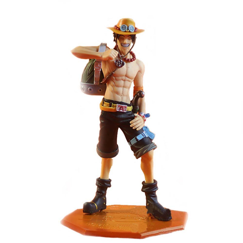 One Piece Portgas D Ace POP 10th Anniversary Backpack Action Figure 23cm