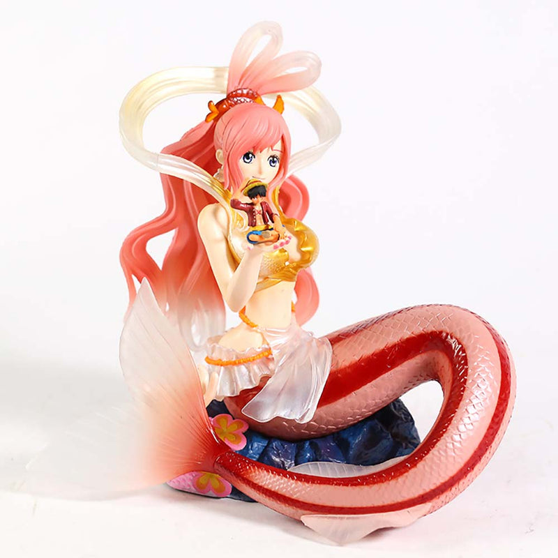 One Piece Princess Shirahoshi with Luffy Action Figure Model Toy 23cm