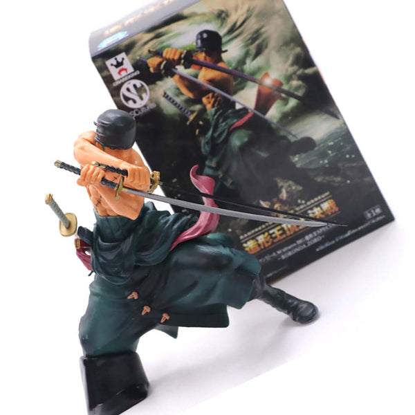 One Piece Roronoa Zoro Action Figure Model 16CM - Toysoff.com