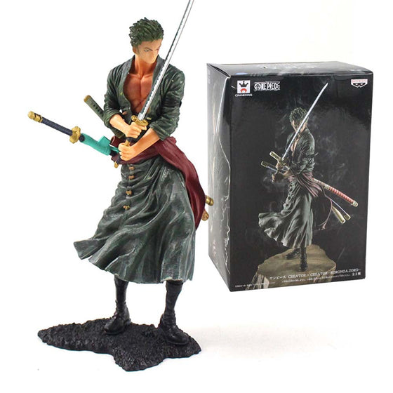 One Piece Roronoa Zoro Action Figure  Model 20CM - Toysoff.com