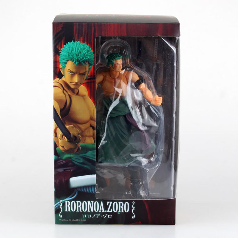 One Piece Roronoa Zoro Joint Movable Action Figure Model Toy 18cm